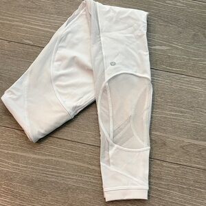 Lululemon Clear the Court 2 White Leggings size 6